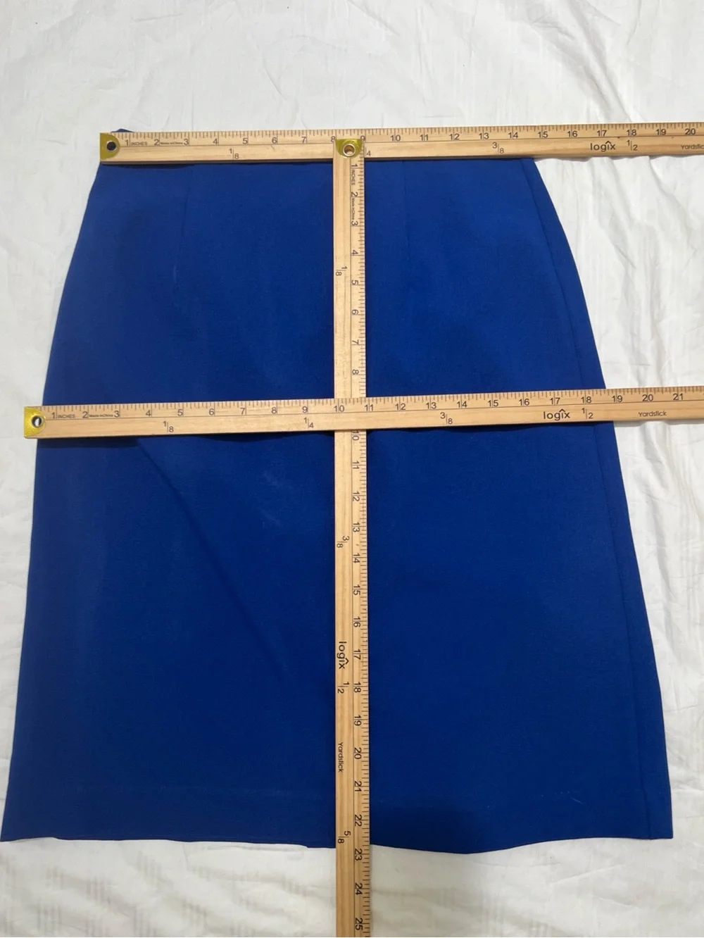 T Milano Skirt Suit Sz 6 Cobalt Blue Tailored Career Business NWT